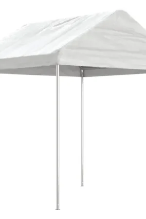 Gazebo con Tetto Bianco 8,92x2,28x2,69 m in Polietilene 3155504 Economico