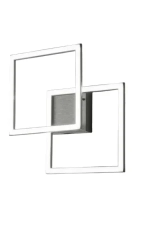 Popolare Lampada a soffitto AFRODITE P/P 28W 1400lm 3000K dimmerabile taglio fase - Titanio - Struttura in alluminio e diffusore in silicone opale