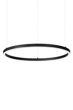 Consegna Rapida Sospensione Moderna Oracle Alluminio-Materie Plastiche Nero Led 32W 4000K