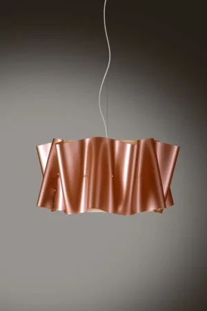 Sospensione Moderna Folio Polilux ® Rame E Metallo Cromo 1 Luce E27 D60Cm Acquista Ora