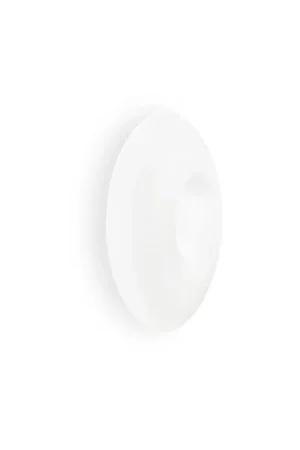 Plafoniera Moderna Glory Vetro Bianco 3 Luci E27 D50Cm Pagamento Sicuro