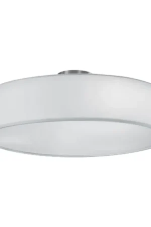 Acquista Ora Plafoniera Trio HOTEL argento/bianco 50cm 3xE27 IP20