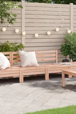 A Buon Prezzo Divano da Giardino a 4 Posti in Legno Massello di Douglas 838052