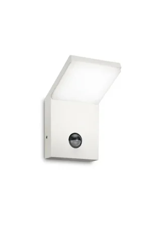 Professionale Applique Moderna Style Alluminio Bianco Led 9,5W 4000K Luce Naturale