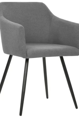 323093 Dining Chairs 2 pcs Light Grey Fabric 323093 Miglior Prezzo
