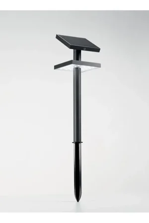 Palo SOLAR in alluminio con pannello solare orientabile e sensore crepuscolare - Grafite 3000k Offerta Del Giorno