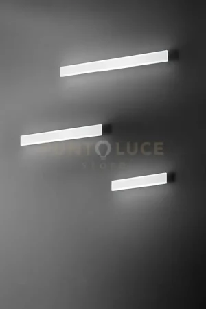 Pagamento Sicuro Applique in alluminio verniciato bianco Kante biemissione 61cm LED 24W CCT 3000K 4000K 6000K CRI?80 220-240V 50/60Hz 1920Lm
