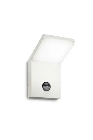 Sconto Applique Moderna Style Alluminio Bianco Led 9,5W 3000K Luce Calda
