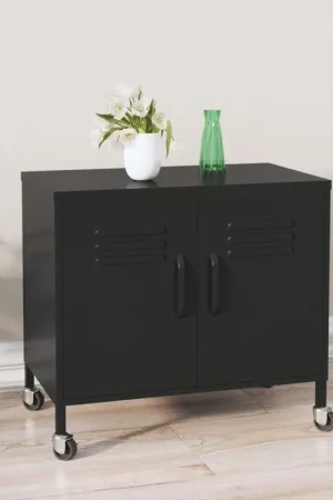 A Buon Prezzo Armadietto Nero 60x35x56 cm in Acciaio 336268