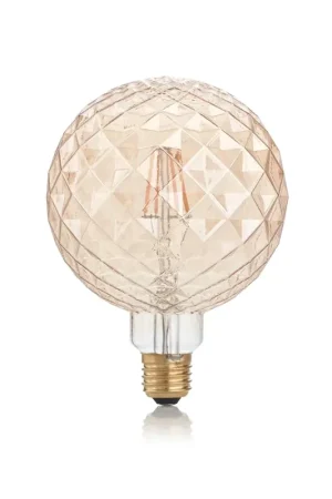 10 Lampadine Led Pearl E27 4 Watt 2200 K 380 Lm Vintage Ambra Sconto