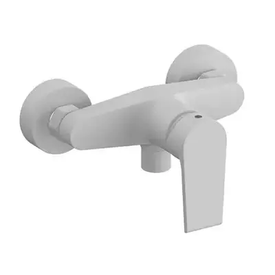 Affare Miscelatore doccia esterno Mariani serie Artic in ottone bianco opaco