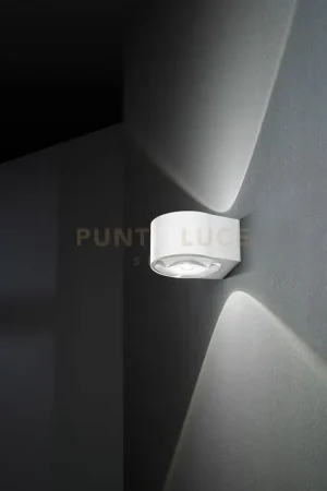 Applique alluminio colore bianco opaco Vision LED biemissione 12W 3000K 900Lm IP65 Super Prezzo