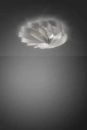 A Buon Prezzo Plafoniera Moderna Flat Polilux ® Argento 1 Luce E27 D50Cm