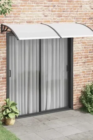 Bestseller Pensilina per Porta Nera 200x100 cm in PC 45627