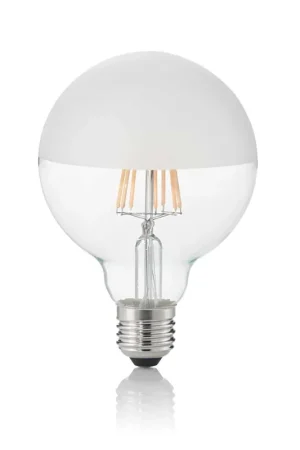 10 Lampadine Led Globo D95 E27 8 Watt 3000 K 780 Lm Trasparente Bianco Satinato Prezzo Conveniente