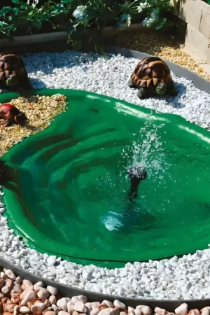 A Buon Prezzo Laghetto trionix per tartarughe verde litri 80 dimensioni 108x77xh28