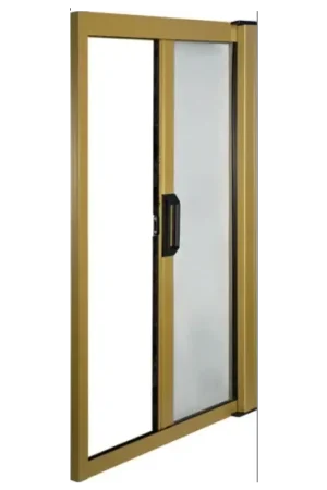 Zanzariera orizzontale per porta in Alluminio cm. 160x250 con Rete in fibra di vetro colore Bronzo IRS Ordina Subito
