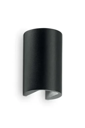Acquista Ora Applique Moderna Apollo Alluminio Nero 2 Luci Led 6W 4000K Luce Naturale