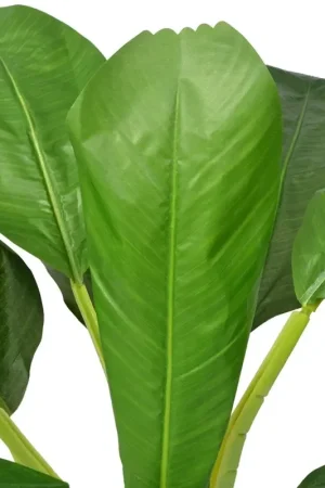 Albero Banana Artificiale con Vaso 150 cm Verde 244454 Sconto