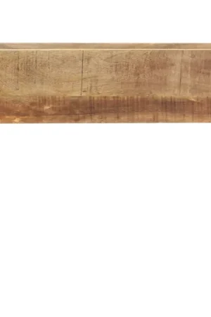 Bestseller Fioriera 90x20x68 cm in Legno di Mango Grezzo 321938