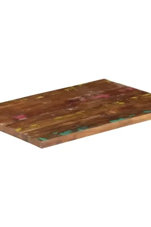 Affare Piano Tavolo 90x50x3,8 cm Rettangolare in Massello di Recupero 371124
