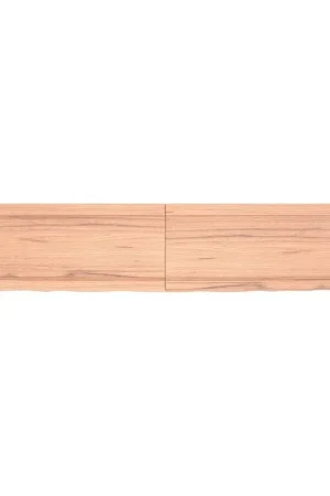Acquista Ora Ripiano Muro Marrone 160x30x(2-4) cm Massello Rovere Trattato 363708